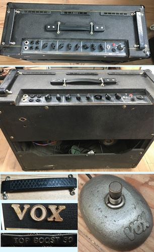 Vox-AC30 Top Boost 1960s (gets v. warm)